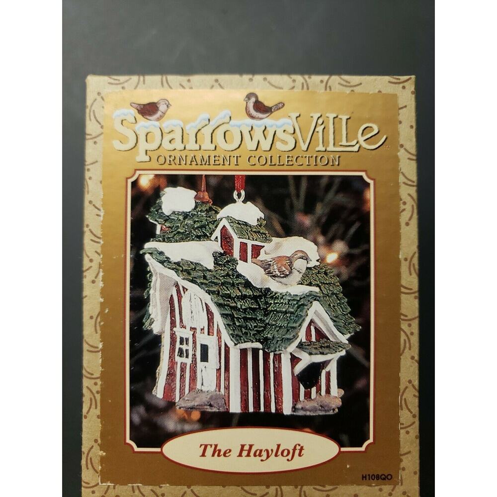 Lowell Davis Sparrowsville Christmas Ornament Ertl New in Box The Hayloft U10